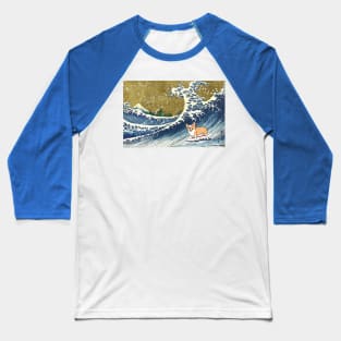 SURFING CORGI Baseball T-Shirt